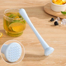 Stainless Steel Cocktail Muddler – Non-Slip Grip, Lemon Smasher & Ice Crusher for Home/Pro Bar; Compatible with Mojitos & Fruit Drinks