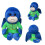 Anime Monkey Magic Dress-Up Witch Plush Doll 1