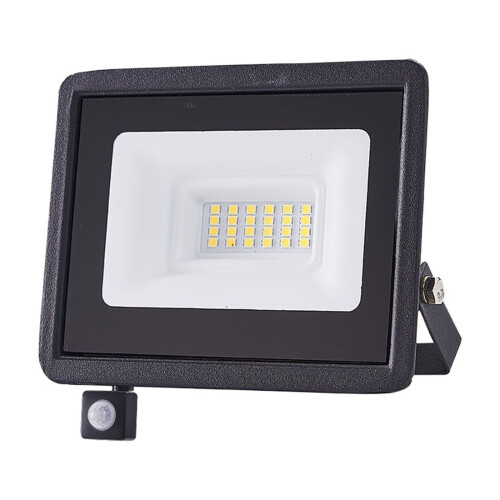 Refletor LED com sensor de movimento PIR, 100W, à prova d'água, para uso externo.