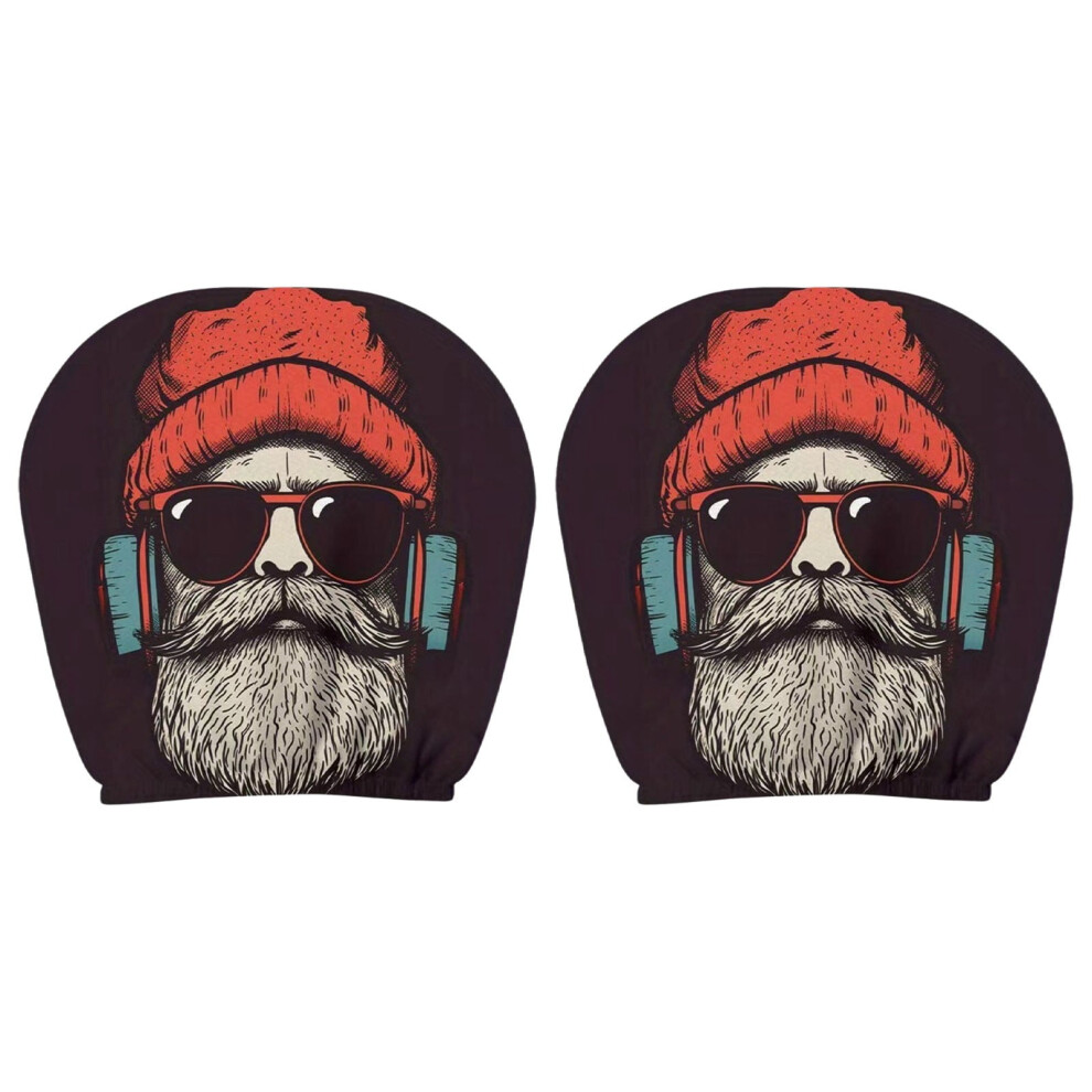 Funny Car Print Headrest Cover Universals Stretchy Style Interesting Headpiece,Suitable For Living Rooms And Bedrooms 9085618469983