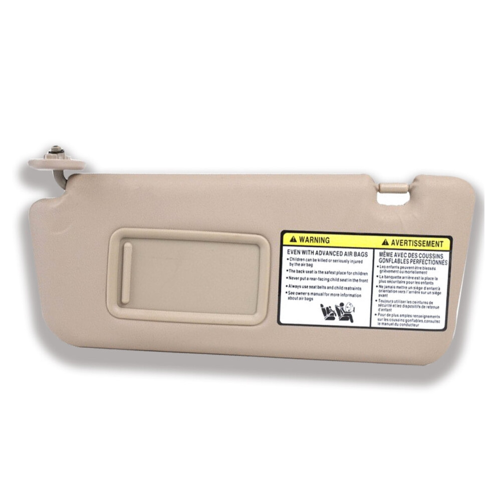 Sun Visor Replacement Fit For Toyota Rav4 2004 2005, Oe: 74310-42451-A1, Driver Left & Passenger Right Side, Sun Visor With Mirror-Left Beige 9399596229959