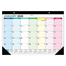 Desk Calendar 2026–2027 18-Month 17"x12" with To-Do and
