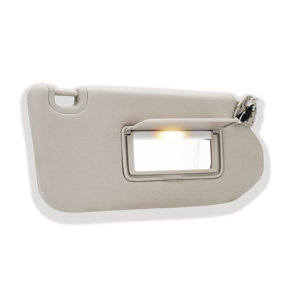 Sun Visor Replacement For Nissan Altima 2013-2018 (Oe:96401-3Ta2a), With Mirror & Driver Left & Passenger Right Side Light/Beige 9399596229409