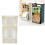 Tea & Capsule Storage Box White Large Opening Separate Sections for Tea Bags 1