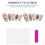 (2237) Rhinestone Cat Eye False Nails, Zero Pressure 1