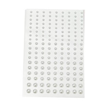 Rhinestone and Pearl Face Jewels Stickers 12 pcs
