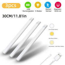 Soilse Comh-Aireachta LED In-mhéadaithe Braiteoir Gluaiseachta In-athluchtaithe USB