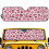 Foldable Pink Leopard Windshield Sun Shade Aluminum Foil 1