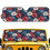 Boho Hibiscus Windshield Sun Shade for Jeep Wrangler JL and 1