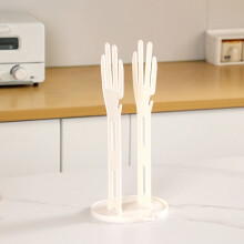 Kitchen Glove Drying Rack with Tray Efficient Dishwashing Glove Holder for Organized Area Storage