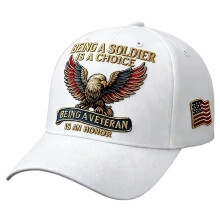 Eagle Printed Baseball Cap for Men Veterans