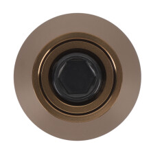 Tappo centrale della ruota del veicolo 64 mm 63 mm 61 mm plastica ABS colore ottone copertura a scatto