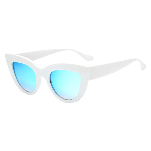 Dame Hjerteformede Solbriller Vintage Cat-Eye Bryllupsstil