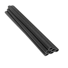 6PCS Trampoline Poles Replacement with Anti-Collision Covers – Compatible with 7ft Trampolines
