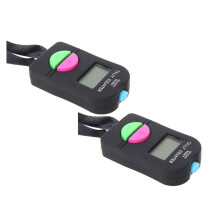 Clearance counter counter under $6,Digital Hand Tally Counter Electronic Manual Clicker Golf Gym Hand Held Counter 2PC
