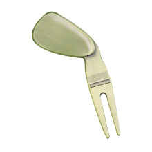 Golfs Balls Marker Alloy Curved Spit for Men Women Golfer Golfs Accessory Golfs Divot Repair Tool Golfs Green Divot Tool