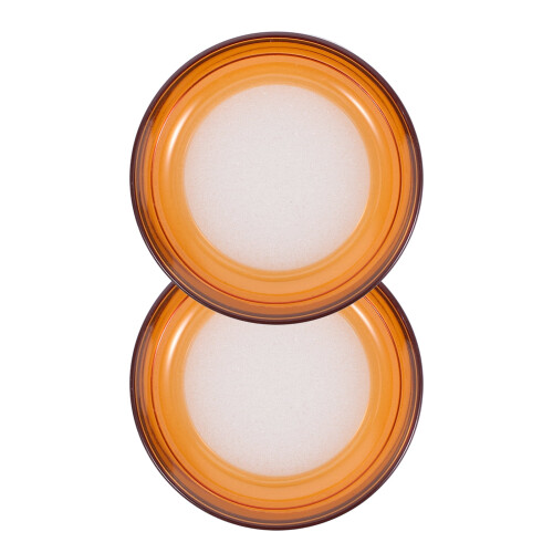 Finger Sponge Cup Plastic Orange 2 Pieces