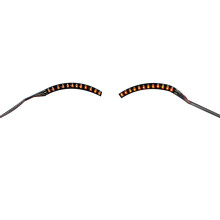 LED-Kunstwimpern orange 3 cm 40 cm Draht 150 mAh