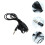 Earphone Extension Cable AUX Black Copper 1 Pc 1