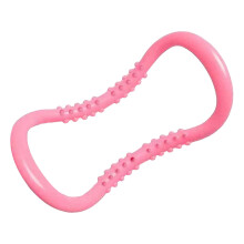 Yoga Circle Stretch Resistance Ring for Pilates, Bodybuilding & Fitness – PP Material, Non-Handle, Massage Point Design, Cork Gasket – Compatible