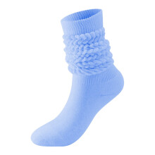 Women's Slouch Thigh High Boot Socks Soft Scrunch Knit Slipper Socks for Casual Comfort and Warmth