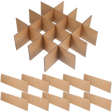 Shipping Carton Dividers Partition Wine Glasses for Cardboard Boxes Plate 6 Pcs