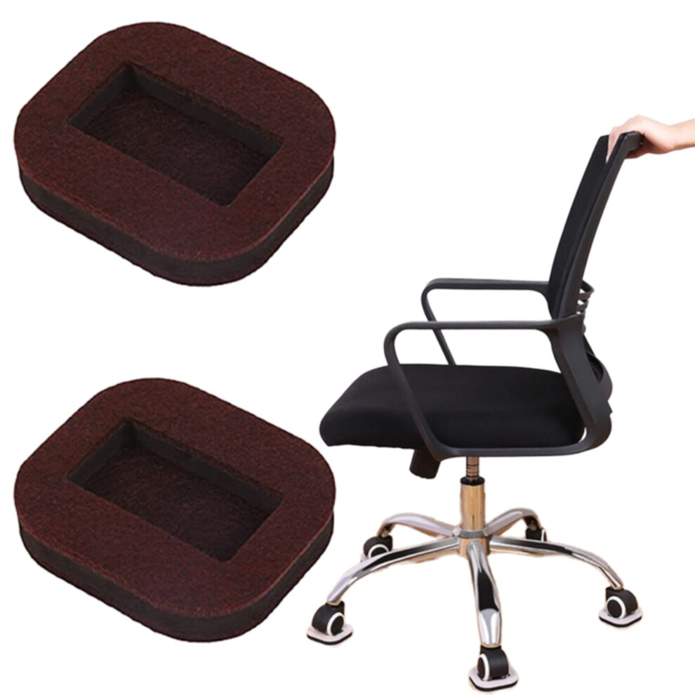 5Pcs Felt Furniture Coasters & Caster Cups Â Non-Slip, Scratch-Proof Pads For Hardwood Floors, Compatible With Chairs & Beds 9558830182966