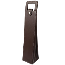 unbranded Wine Opener Leather Wine Bag Wine Carrier Travel 40.5X9X8.7CM Light Brown