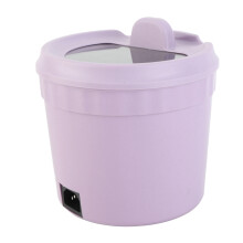 450W Mini Elektrokochgerät 1,2L Lila Antihaftbeschichtung, Sicher & Schnell