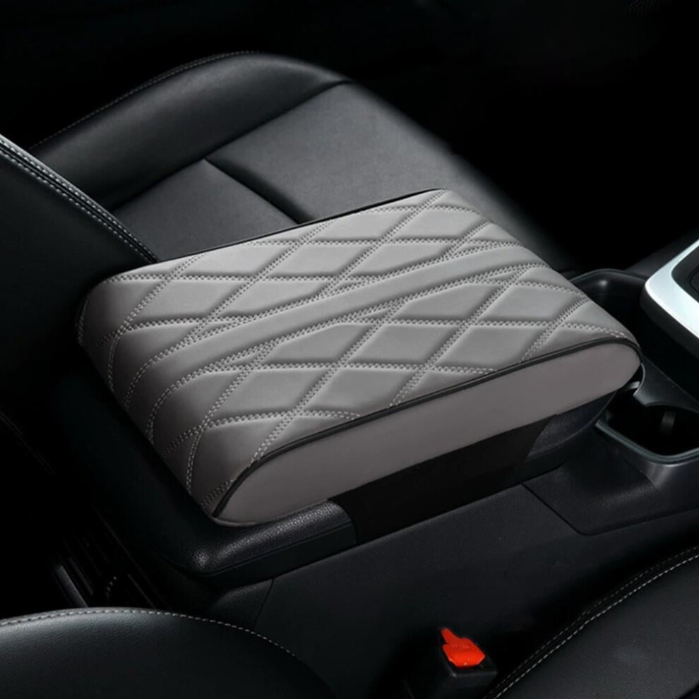 Car Center Console Cover, Center Console Pad, Armrest Mat, Memory Cotton Armrest Box Cushion For Most Vehicle Black/Grey/Brown 9558830185479