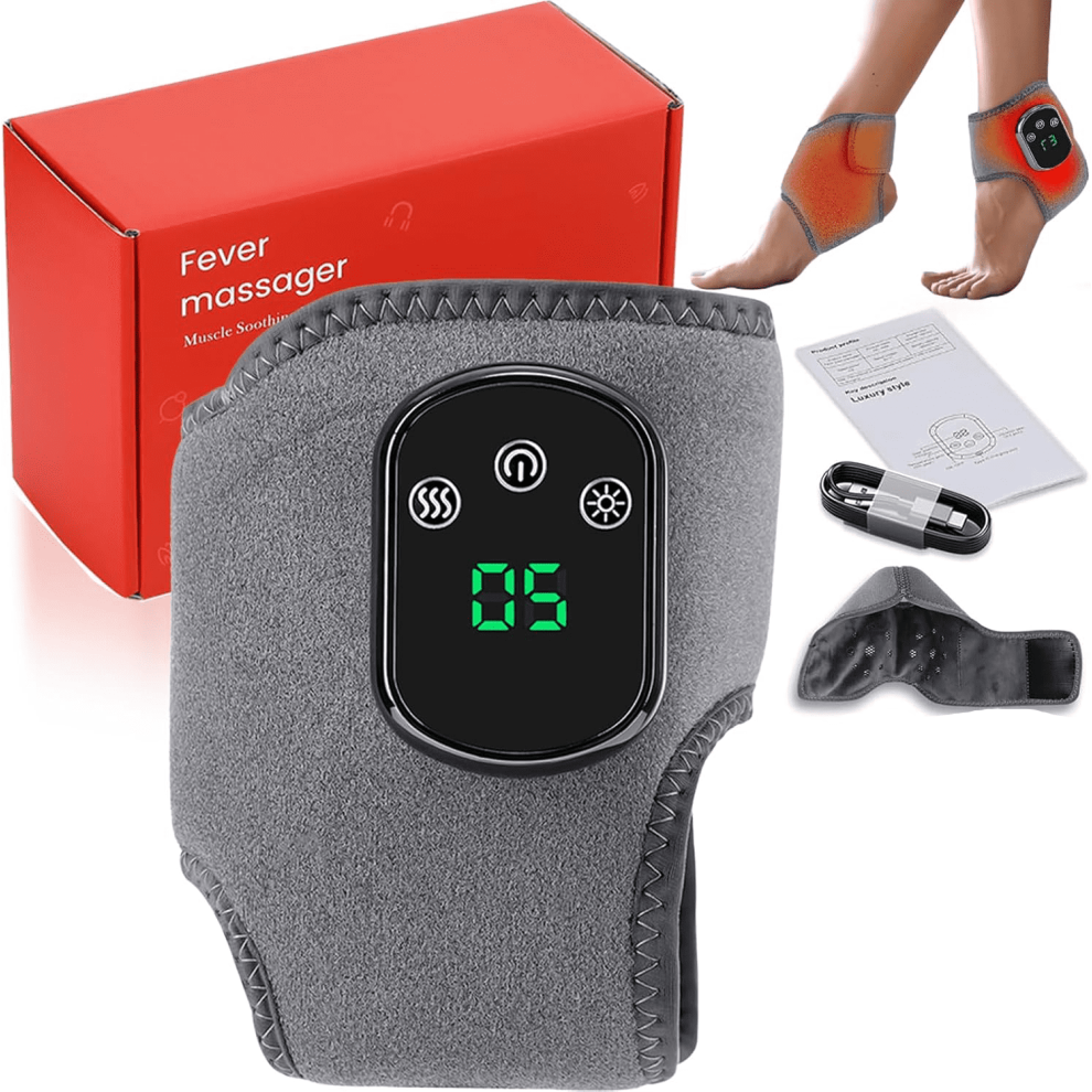 Nuralisk 3-in-1 foot massager with vibration, heat, and