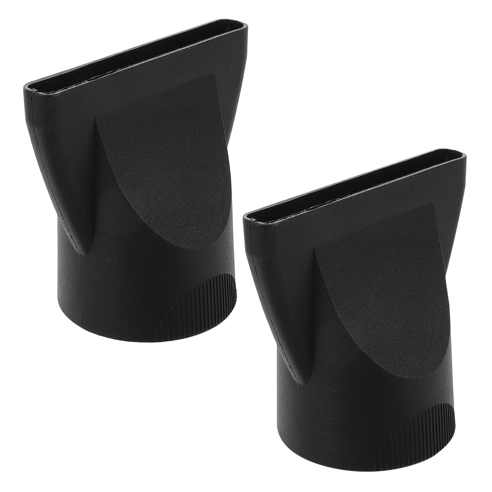 Black 2 Pcs Blow Dryer Diffuser Attachment Alternative Comb Travel