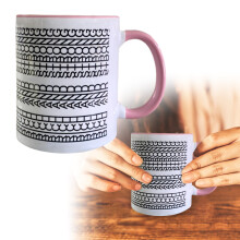 Magic Hidden Text Coffee Mug, White Ceramic, Heat-Activated Surprise Quote – Valentine's, Anniversary, Christmas Gift for Her/Him, Desk Decor