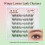 (No Glue 6 Rows) Soft Fiber False Eyelashes - Natural & Comic Style 1