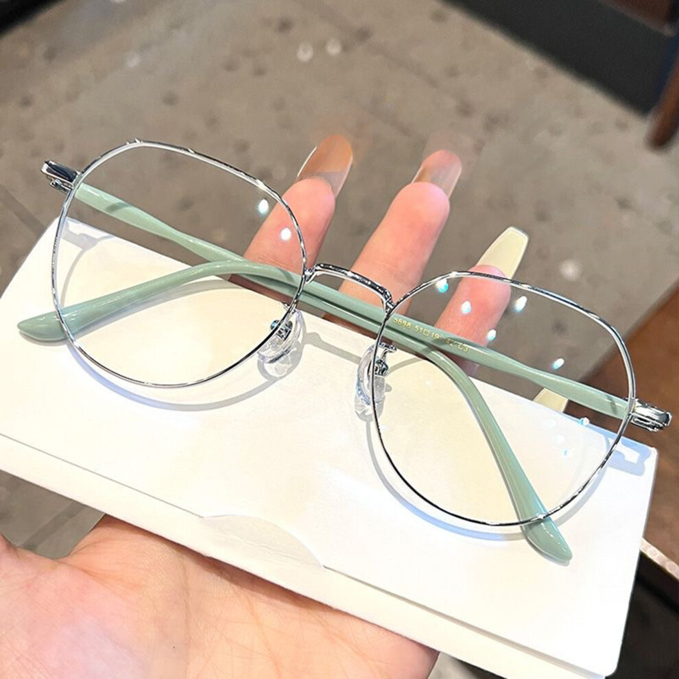 Dachuang Beauty Silver/Green/Blue ( 400) Light Blocking Glasses For Adults & Students
