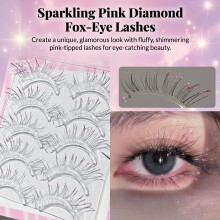 (MXH443 01) Pink Diamond False Lashes for Party & Daily Wear