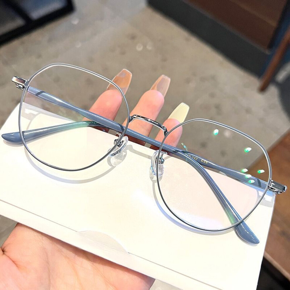 Dachuang Beauty Blue/Silver ( And 300) Light Blocking Glasses For Adults & Students