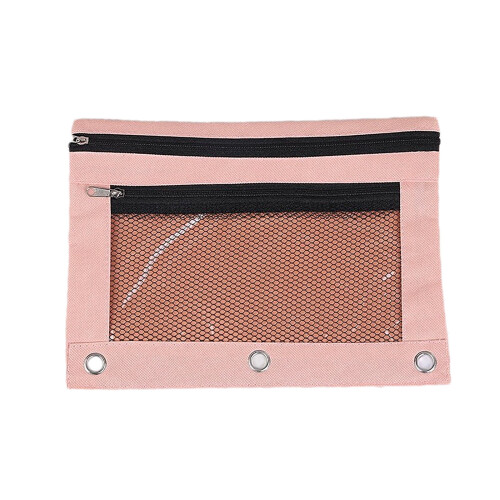 Three-hole Pencil Case Large Capacity Zipper Pencil Bag Pouch 1