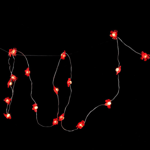 20LED Διακοσμήσεις Καβουριού για Φωτάκια Νεράιδας Κήπου Θαλάσσιο Ναυτικό Κορδόνι 2