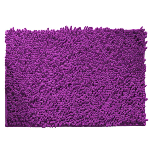 Tapis de bain en microfibre shaggy extra épais, doux et absorbant