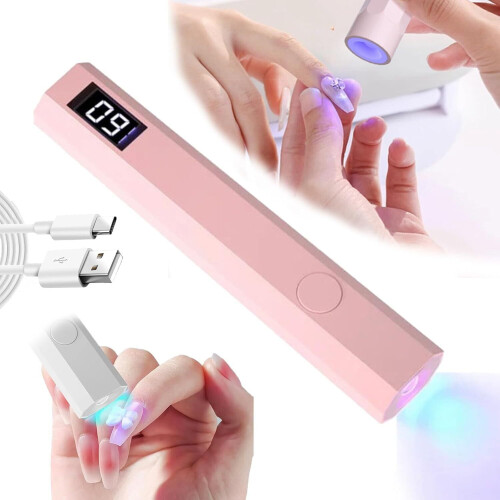 Kit di adesivi per unghie fluorescenti con luce UV