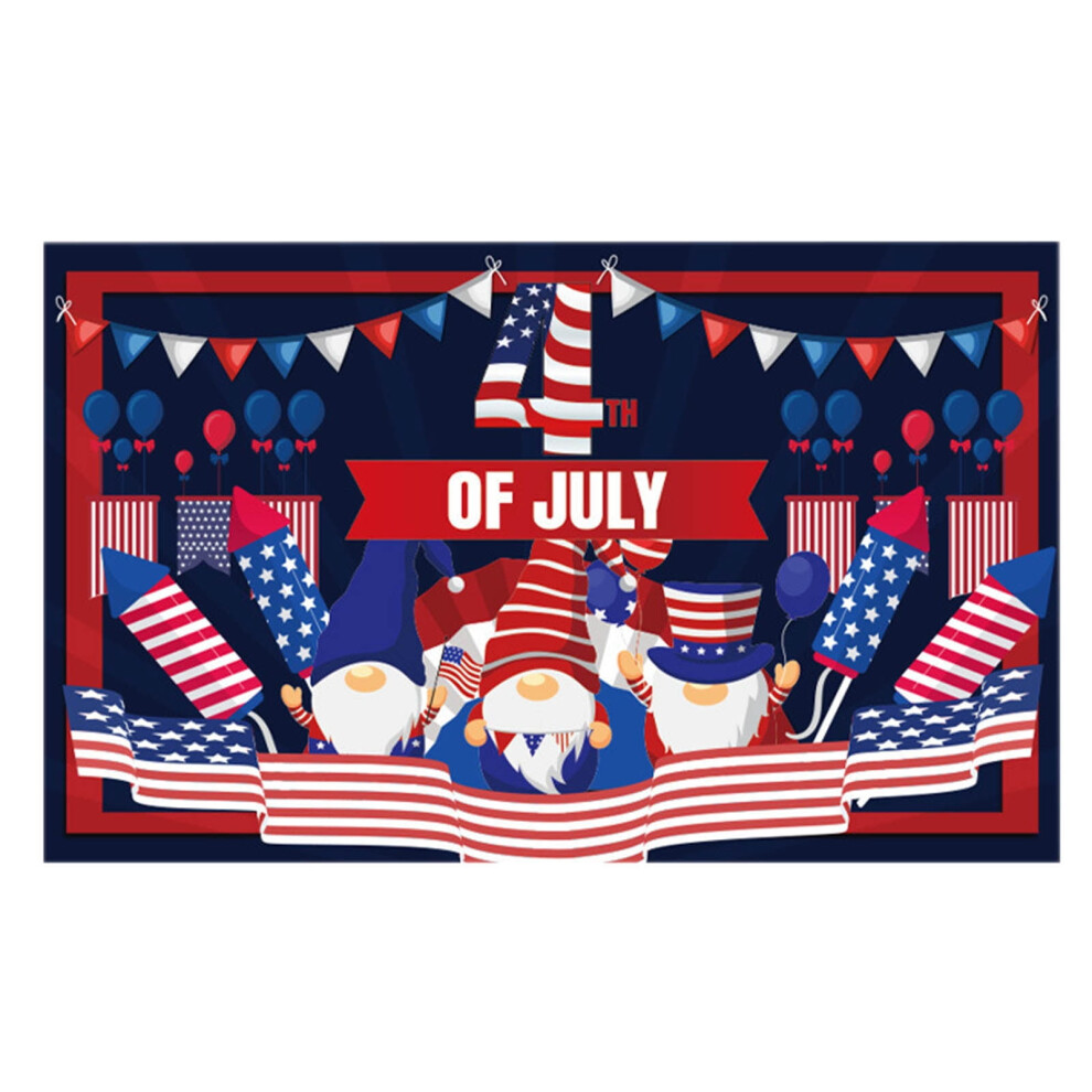 4Th Of July Backdrop, Patriotic Decor For Indoor/Outdoor Â 72X44 In, Compatible With Memorial Day & Independence Day 9493189684818