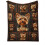 Yorkshire Terrier Flannel Throw Blanket Brown 59x78.7in 1
