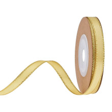 Gelbes Satinband, 50 Yards, 2er-Pack