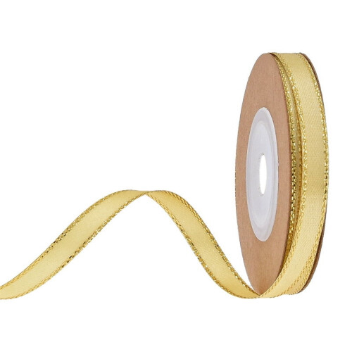 Gelbes Satinband, 50 Yards, 2er-Pack