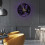 Horloge murale en vinyle silencieuse (sans tic-tac) 30 cm 4