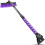 Extendable Snow Brush and Ice Scraper with Foam Grip Purple 1