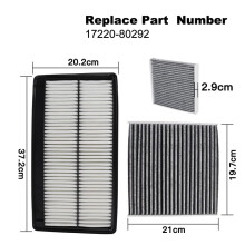 Ensemble de filtres à air pour moteur et habitacle Acura MDX 2022-2024