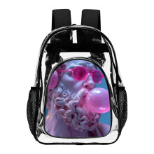 3D Printed Transparent Backpack for Comics & School – Waterproof, Multi-Functional, Back-to-School Gift