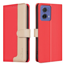 Leather Wallet Phone Case For Motorola G04 G24 E14 Phone Case Wallet Case with Quality Leather Phone Cover With Card Holder Zipper